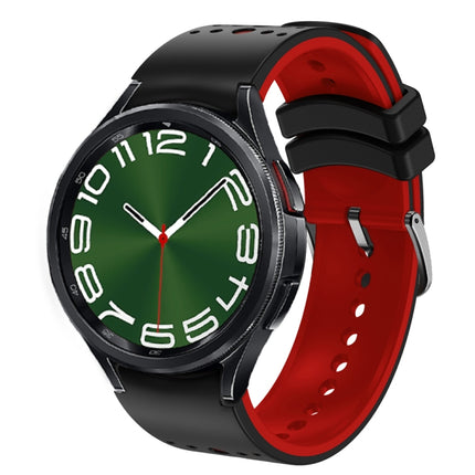Two Color Silicone Watch Band, For Samsung Galaxy Watch 6 - DealBuddy