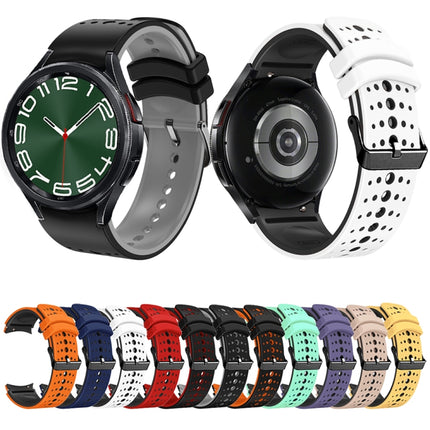 Two Color Silicone Watch Band, For Samsung Galaxy Watch 6 - DealBuddy