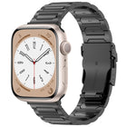 I-Shaped Titanium Metal Watch Band, For Apple Watch 42mm, For Apple Watch 38mm - DealBuddy