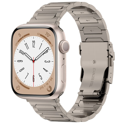 I-Shaped Titanium Metal Watch Band, For Apple Watch 42mm, For Apple Watch 38mm - DealBuddy