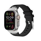 For Apple Watch Ultra 2 49mm / Silver Black