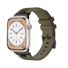 Loners Liquid Silicone Watch Band, For Apple Watch Series 7 45mm, For Apple Watch SE 44mm, For Apple Watch Series 6 44mm - DealBuddy