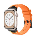 Loners Liquid Silicone Watch Band, For Apple Watch Series 5 44mm, For Apple Watch Series 4 44mm, For Apple Watch Series 3 42mm - DealBuddy