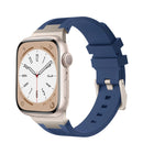 Loners Liquid Silicone Watch Band, For Apple Watch Series 5 44mm, For Apple Watch Series 4 44mm, For Apple Watch Series 3 42mm - DealBuddy