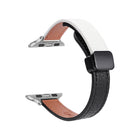Slim Magnetic Buckle Genuine Leather Watch Band, For Apple Watch Series 9 41mm