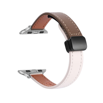 Slim Magnetic Buckle Genuine Leather Watch Band