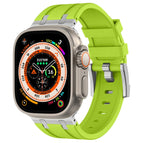 For Apple Watch Ultra 2 49mm / Silver Green
