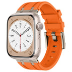 For Apple Watch Series 9 45mm / Titanium Orange