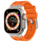 For Apple Watch Ultra 49mm / Sliver Orange