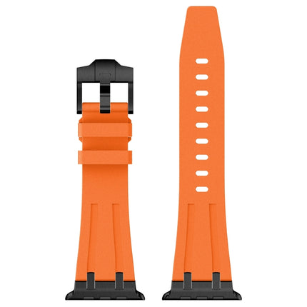 Stone Grain Liquid Silicone Watch Band, For Apple Watch Series 8 45mm, For Apple Watch SE 2022 44mm, For Apple Watch Series 7 45mm, For Apple Watch SE 44mm - DealBuddy