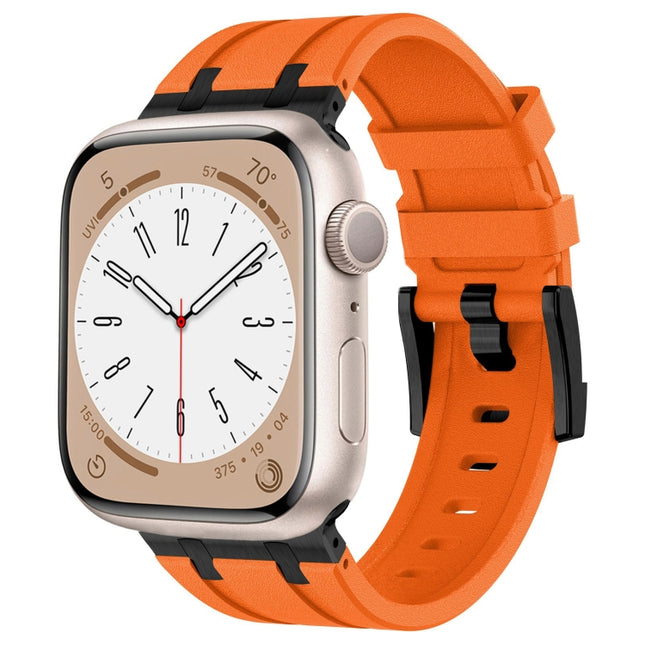 Stone Grain Liquid Silicone Watch Band