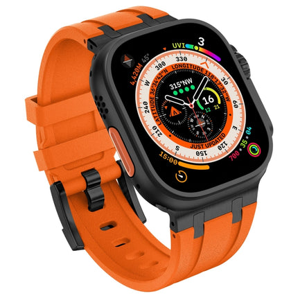 Stone Grain Liquid Silicone Watch Band