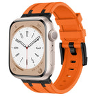 Stone Grain Liquid Silicone Watch Band, For Apple Watch Series 2 42mm, For Apple Watch 42mm - DealBuddy