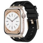 Stone Grain Liquid Silicone Watch Band