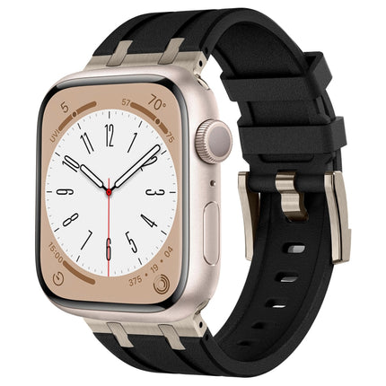 Stone Grain Liquid Silicone Watch Band, For Apple Watch Series 2 42mm, For Apple Watch 42mm - DealBuddy