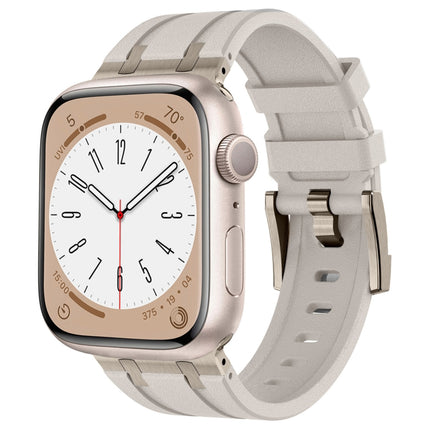 Stone Grain Liquid Silicone Watch Band, For Apple Watch Series 2 42mm, For Apple Watch 42mm - DealBuddy