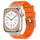 For Apple Watch Series 2 42mm / Sliver Orange
