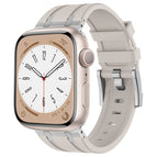 For Apple Watch Series 2 42mm / Silver Starlight
