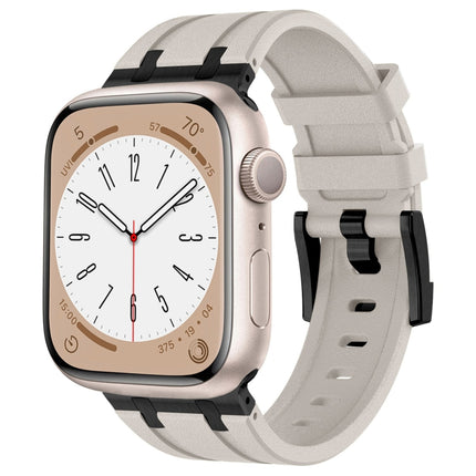 Stone Grain Liquid Silicone Watch Band, For Apple Watch Series 2 42mm, For Apple Watch 42mm - DealBuddy