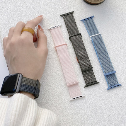 Dual Hook and Loop Nylon Watch Band, For Apple Watch 38mm - DealBuddy