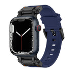For Apple Watch Series 5 44mm / Black Blue