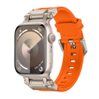 For Apple Watch Series 5 44mm / Titanium Orange