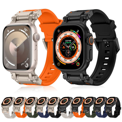 Explorer TPU Watch Band, For Apple Watch Series 6 44mm, For Apple Watch Series 5 44mm, For Apple Watch Series 4 44mm, For Apple Watch Series 3 42mm - DealBuddy