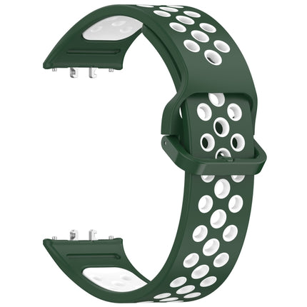 Two Color Breathable Silicone Watch Band
