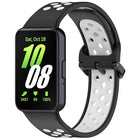 Two Color Breathable Silicone Watch Band, For Samsung Galaxy Fit 3 - DealBuddy