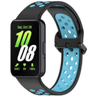 Two Color Breathable Silicone Watch Band