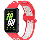 Two Color Breathable Silicone Watch Band, For Samsung Galaxy Fit 3 - DealBuddy