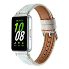 Woolen Leather Watch Band, For Samsung Galaxy Fit 3 - DealBuddy