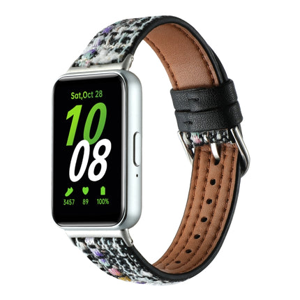 Woolen Leather Watch Band
