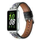 Woolen Leather Watch Band, For Samsung Galaxy Fit 3 - DealBuddy