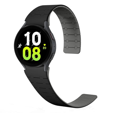 Two Color Loop Magnetic Silicone Watch Band, For Samsung Galaxy Watch 6 / 5 / 4 - DealBuddy