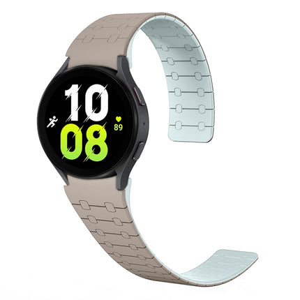 Two Color Loop Magnetic Silicone Watch Band, For Samsung Galaxy Watch 6 / 5 / 4 - DealBuddy