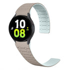 Two Color Loop Magnetic Silicone Watch Band, For Samsung Galaxy Watch 6 / 5 / 4 - DealBuddy