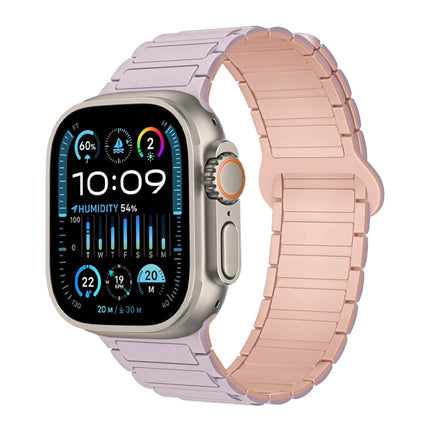 I-Shaped Magnetic Silicone Watch Band, For Apple Watch SE 2023 44mm, For Apple Watch SE 2023 40mm, For Apple Watch Ultra 2 49mm - DealBuddy
