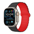 For Apple Watch Ultra 2 49mm / Black Red