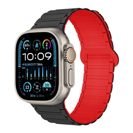 I-Shaped Magnetic Silicone Watch Band, For Apple Watch SE 2023 44mm, For Apple Watch SE 2023 40mm, For Apple Watch Ultra 2 49mm - DealBuddy