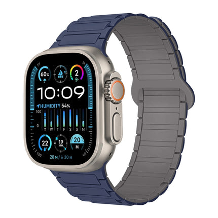 I-Shaped Magnetic Silicone Watch Band, For Apple Watch SE 2023 44mm, For Apple Watch SE 2023 40mm, For Apple Watch Ultra 2 49mm - DealBuddy