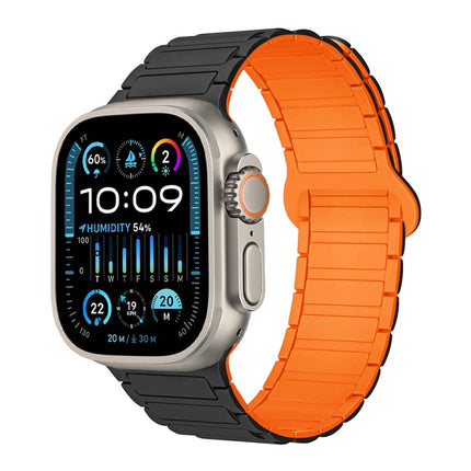 I-Shaped Magnetic Silicone Watch Band, For Apple Watch SE 2023 44mm, For Apple Watch SE 2023 40mm, For Apple Watch Ultra 2 49mm - DealBuddy