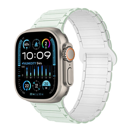 I-Shaped Magnetic Silicone Watch Band, For Apple Watch SE 2023 44mm, For Apple Watch SE 2023 40mm, For Apple Watch Ultra 2 49mm - DealBuddy