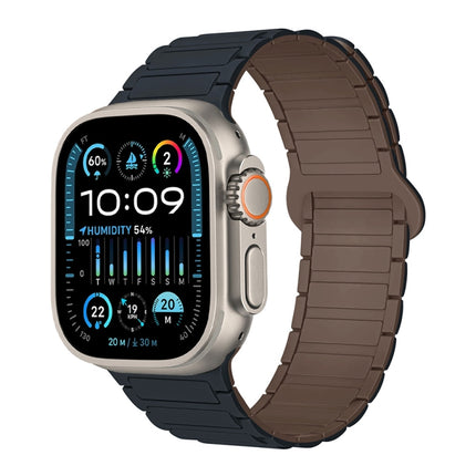 I-Shaped Magnetic Silicone Watch Band, For Apple Watch Series 9 45mm, For Apple Watch Series 9 41mm, For Apple Watch Ultra 49mm - DealBuddy