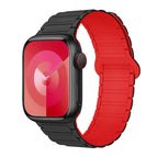 For Apple Watch Series 8 45mm / Black Red