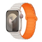 For Apple Watch SE 2022 40mm / White Orange