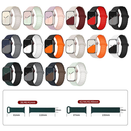 I-Shaped Magnetic Silicone Watch Band, For Apple Watch Series 3 42mm, For Apple Watch Series 2 42mm, For Apple Watch Series 2 38mm - DealBuddy