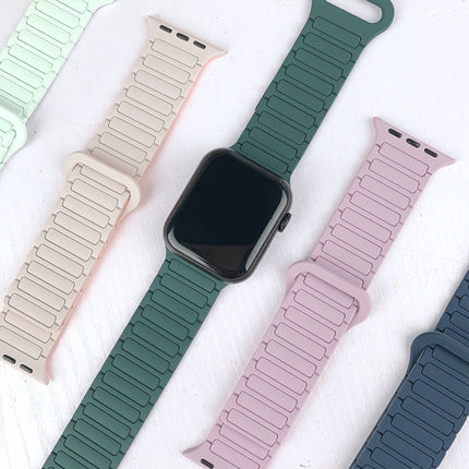 I-Shaped Magnetic Silicone Watch Band, For Apple Watch 42mm, For Apple Watch 38mm - DealBuddy