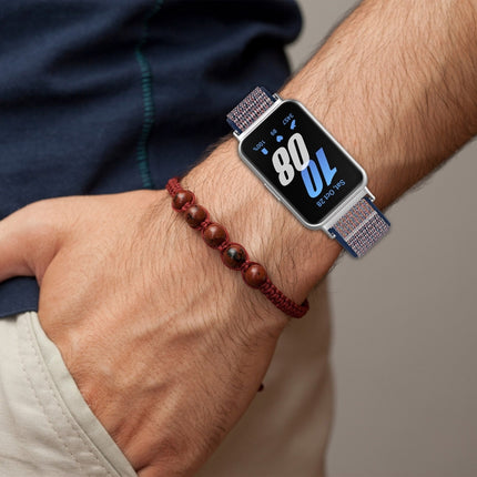 Nylon Loop Hook and Loop Fastener Watch Band, For Samsung Galaxy Fit 3 - DealBuddy