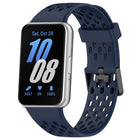 Hole Style Dual Buckle Silicone Watch Band